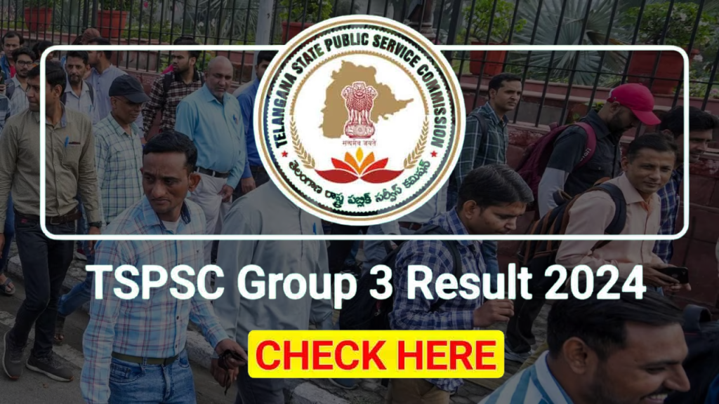 TSPSC Group 3 Result 2024-25