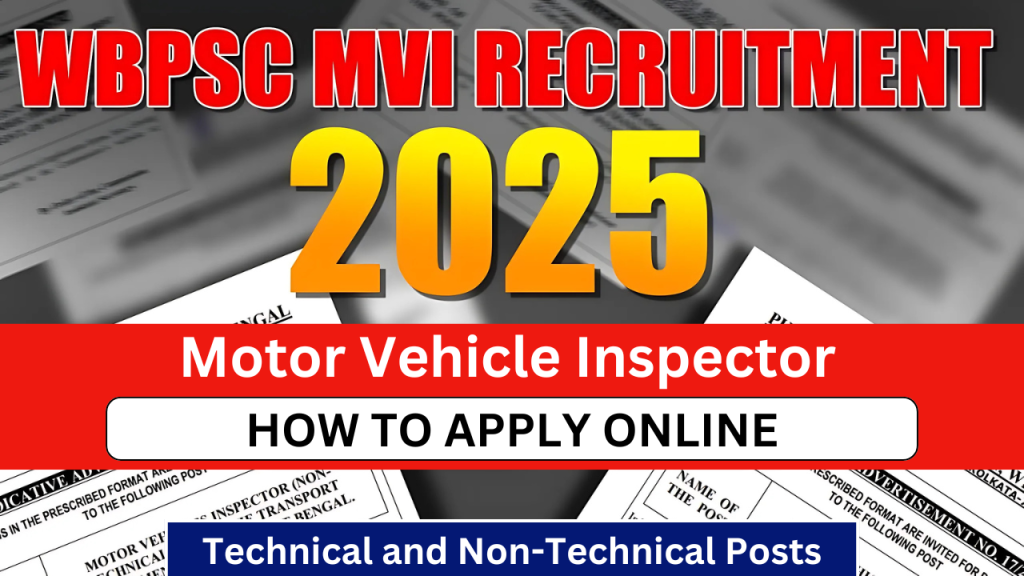 WBPSC MVI Recruitment 2025