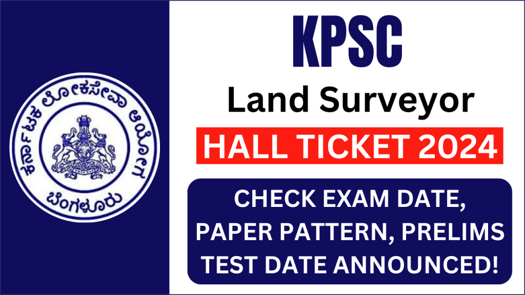 KPSC Land Surveyor Hall Ticket 2025