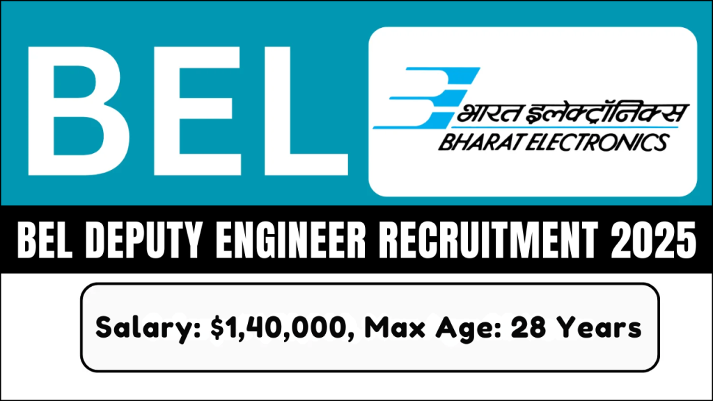 BEL Deputy Engineer Recruitment 2025